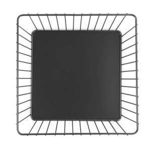 Panier Cuadrado Metálico 230 x 230 mm - Olympia