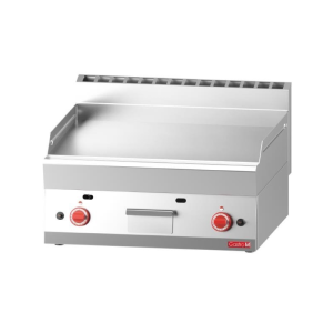 Gas griddle 650 with smooth chrome plate - Gastro M - Fourniresto