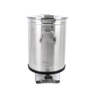 Cubo de Basura de Acero Inoxidable con Pedal - 100 L - Dynasteel