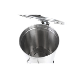 Cubo de Basura de Acero Inoxidable con Pedal - 100 L - Dynasteel