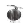 Cubo de Basura de Acero Inoxidable con Pedal - 100 L - Dynasteel