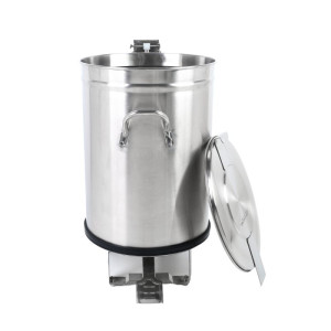 Cubo de Basura de Acero Inoxidable con Pedal - 100 L - Dynasteel