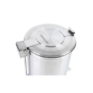 Cubo de Basura de Acero Inoxidable con Pedal - 100 L - Dynasteel