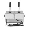 Professional Deep Fryer 2 x 4 L - Dynasteel