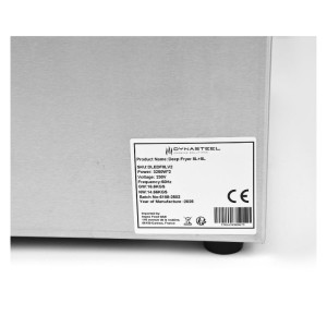 Freidora Profesional 2 x 8 L con Drenaje - Dynasteel