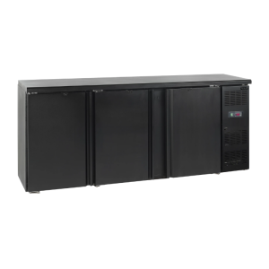 Bar Trasero Refrigerado 3 Puertas con Bisagras - 442 L TEFCOLD: Almacene y conserve sus productos frescos con este equipo de coc