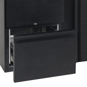 Bar Trasero Refrigerado 3 Puertas con Bisagras - 442 L TEFCOLD: Almacene y conserve sus productos frescos con este equipo de coc