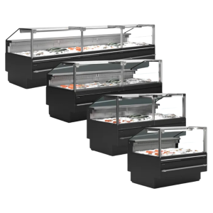 Vitrina de Servicio Premium para Pescado Fresco - 690 W