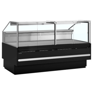 Vitrine Réfrigérée de Supermarché Noir - 469 L - TEFCOLD