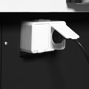 Vitrina Refrigerada de Supermercado Negra - 469 L - TEFCOLD