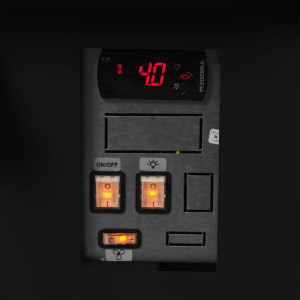 Vitrina Refrigerada de Supermercado Negra - 469 L - TEFCOLD