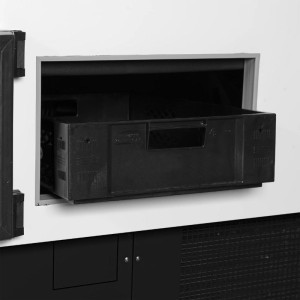 Vitrine Réfrigérée de Supermarché Noir -  469 L - TEFCOLD