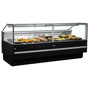 Vitrina Refrigerada de Supermercado Negra - 627 L - TEFCOLD