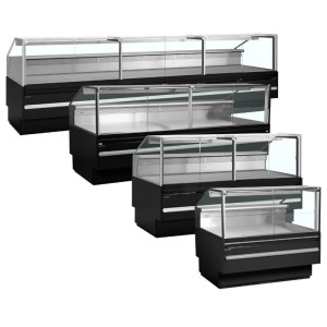 Vitrina Refrigerada de Supermercado Negra - 627 L - TEFCOLD