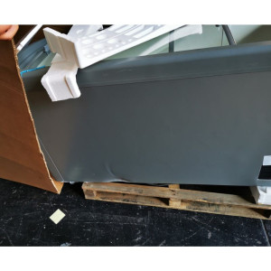 Congelador Aspecto Inox con Puertas Correderas de Cristal - 500 L - TENSAI