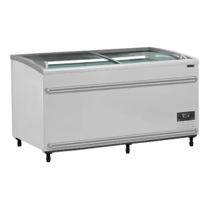 Refrigerador Congelador Tapa de Vidrio Curvado - Blanco - 422 L - TEFCOLD