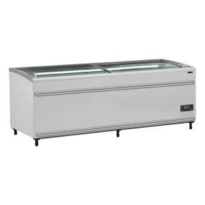 Refrigerador Congelador Tapa de Vidrio Curvado - Blanco - 584 L - TEFCOLD