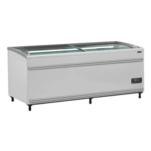 Réfrigérateur Congélateur Couvercle Vitré Incurvé - Blanco - 500 L - TEFCOLD