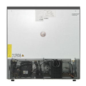 Barra Trasera Refrigerada 2 Puertas de Vidrio - Interior Negro Dynasteel