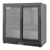 Barra Trasera Refrigerada 2 Puertas de Vidrio - Interior Negro Dynasteel