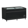 Refrigerador Congelador Tapa de Vidrio Curvado - Negro - 422 L - TEFCOLD