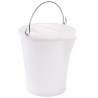 Seau 12L Pico Vertedor Inox Blanco - Gilac