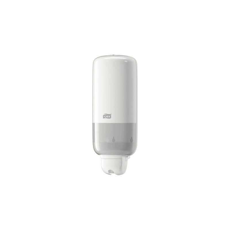 Dispensador de jabón líquido blanco Tork Elevation - Higiene óptima y diseño moderno