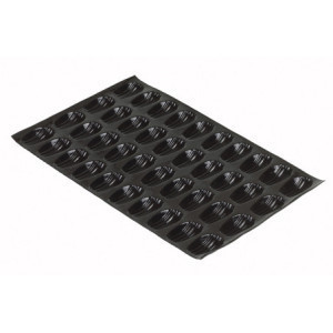 Molde para Magdalenas - 40 Cavidades - 78 x 47 mm - Matfer