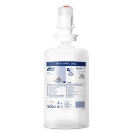Tork Jabón Espuma Suave Transparente - Lote de 6 | Piel nutrida, fresca e hidratada