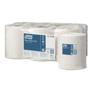 Papel de Limpieza Básico 2 Capas - Lote de 6 para una cocina profesional