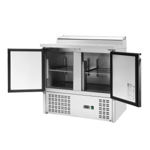 Star Refrigerated Saladette - 2 Doors with Opening Top