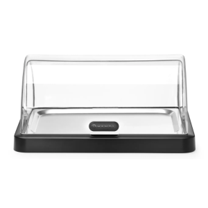 Vitrine Buffet con Tapa Deslizante UNIQ - Negro - HENDI