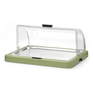 Vitrina Buffet con Tapa Deslizante UNIQ - Verde - HENDI
