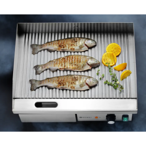 Grill Placa Ranurada - 548 x 350 mm - HENDI