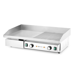 Grill Placa Ranurada/Lisa - 717 x 383 mm - HENDI