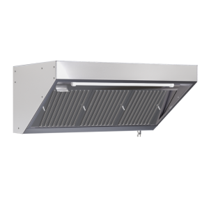 Hotte Snack 900 Led Sin Motor Dynasteel 1600mm AISI304 Inox