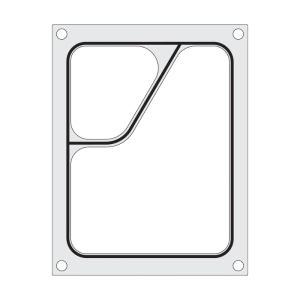 Matriz de Sellado Colt para Selladora Manual - 2 Compartimentos - HENDI