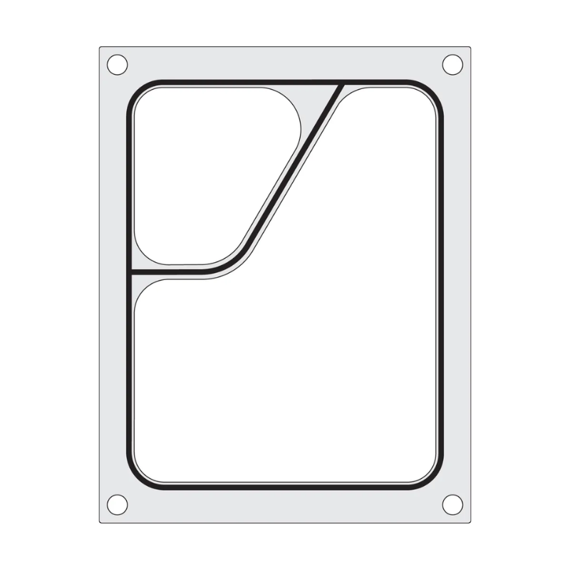 Matriz de Sellado Colt para Selladora Manual - 2 Compartimentos - HENDI