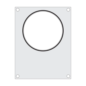 Matriz de Sellado para Selladora Manual - 1 Compartimento Redondo - HENDI