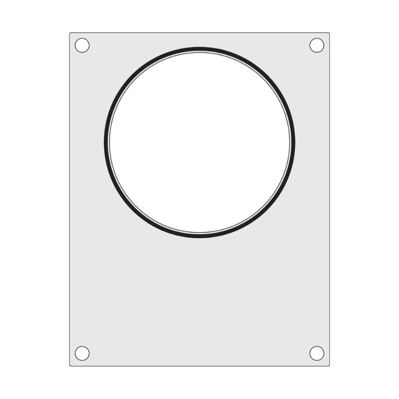 Matrice de Scellage pour Scelleuse Manuelle - 1 Compartiment Rond - HENDI