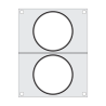 Matriz de Sellado para Selladora Manual - 2 Compartimentos - HENDI