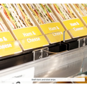 Vitrina Refrigerada Baja Supermercado Abierta - Negro - 360 L