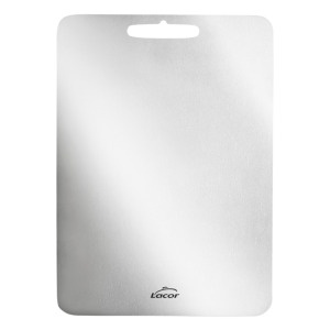 Tabla de cortar de acero inoxidable 18/10 - 250 x 360 mm - Espesor 2.5 mm