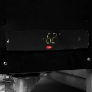 Refrigerador Congelador Tapa de Vidrio Negro - 320 L - TEFCOLD