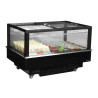 Refrigerator Freezer Black Glass Lid - 320 L - TEFCOLD
