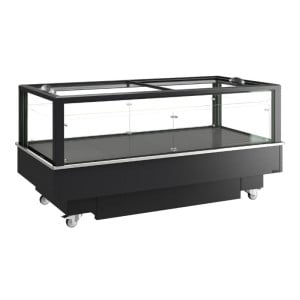 Refrigerador Congelador Tapa de Vidrio Negro - 427 L - TEFCOLD