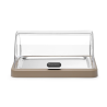 Vitrine Buffet con Tapa Deslizante UNIQ - Beige - HENDI