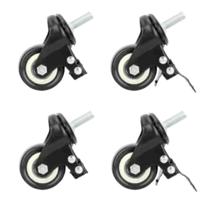 Ruedas para Mesas de Acero Inoxidable y Fregaderos - Lote de 4 - Dynasteel