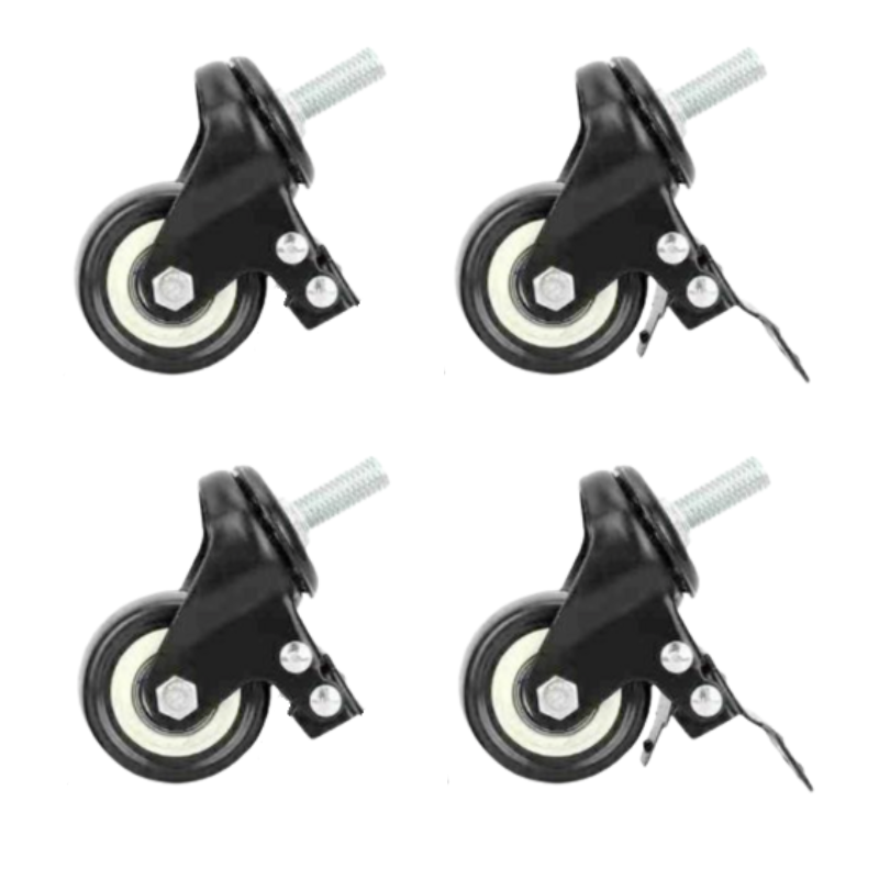 Ruedas para Mesas de Acero Inoxidable y Fregaderos - Lote de 4 - Dynasteel