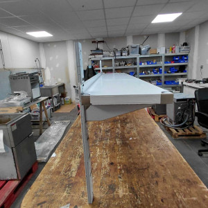 Estante de Pared en Acero Inoxidable - L 1500 x P 300 mm - Dynasteel